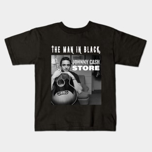 johnny cash store The Man in Black Graphic Tee song Poster vintage design, Singer TShirt Sweatshirt T-shirt LTL12 T-Shirt Kids T-Shirt